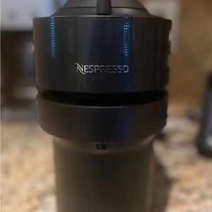 Nespresso Black Espresso Machine - Sleek Compact Design